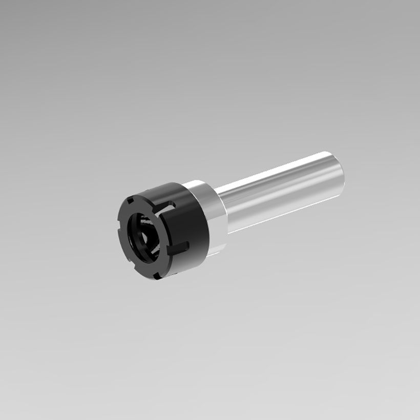 Extension with Mini Collet Nut for ER11 D8 Collet Chucks