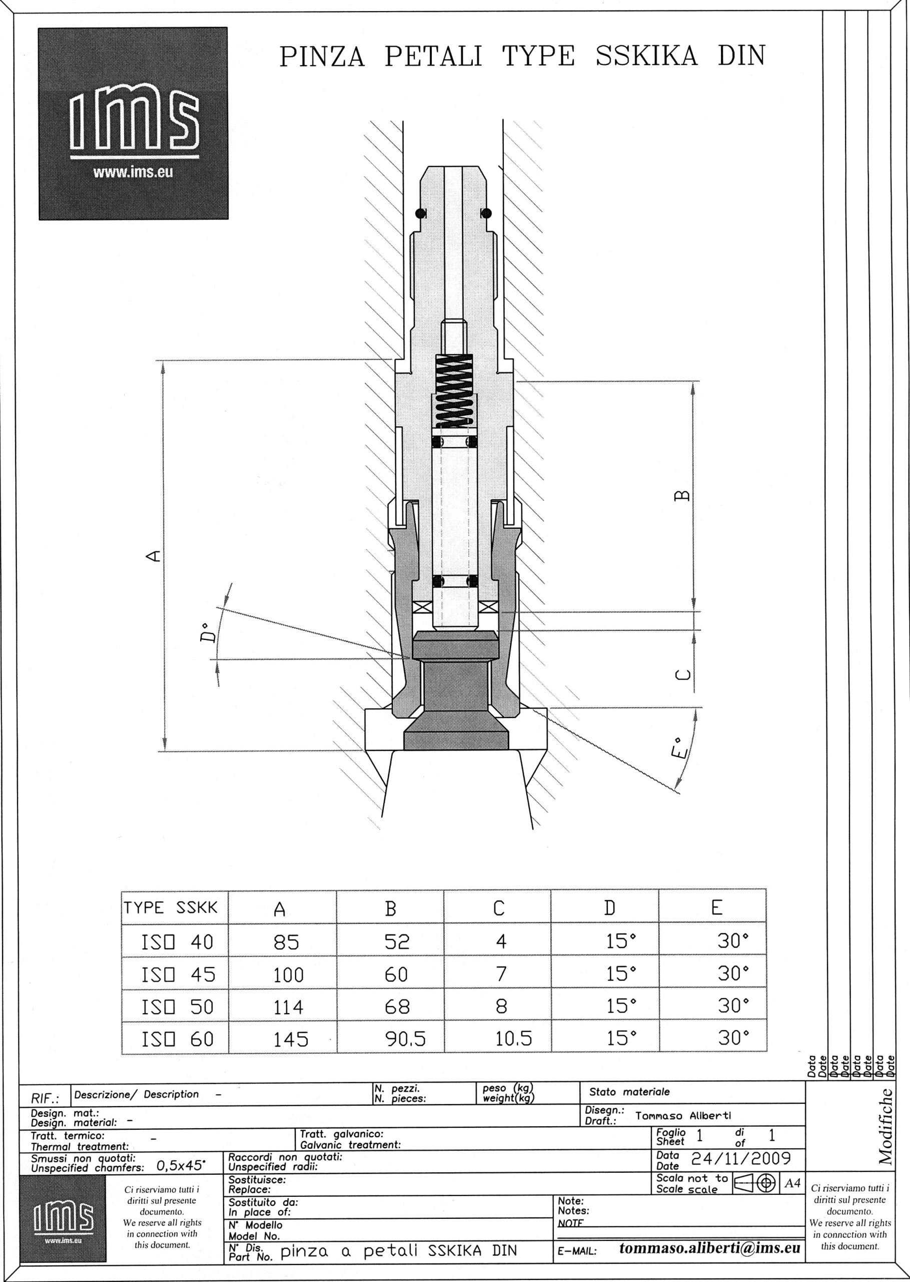 SK40 Darkside Watertight Petal Collet
